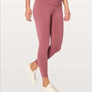 Lululemon high rise Wunder Under 7/8 pants